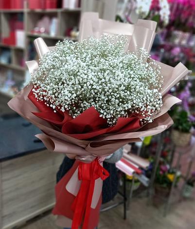 Букет цветов из: Гипсофила в Кромы