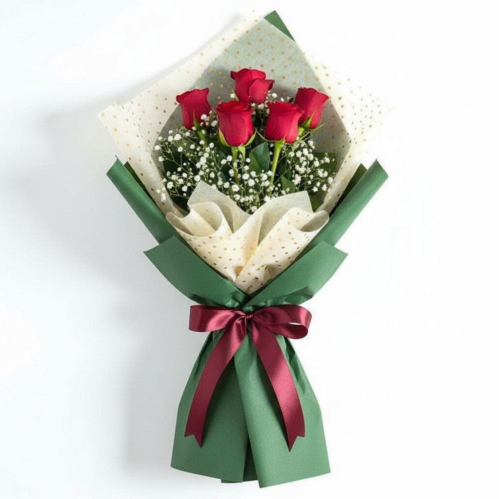 Букет цветов из: Розы в Кромы