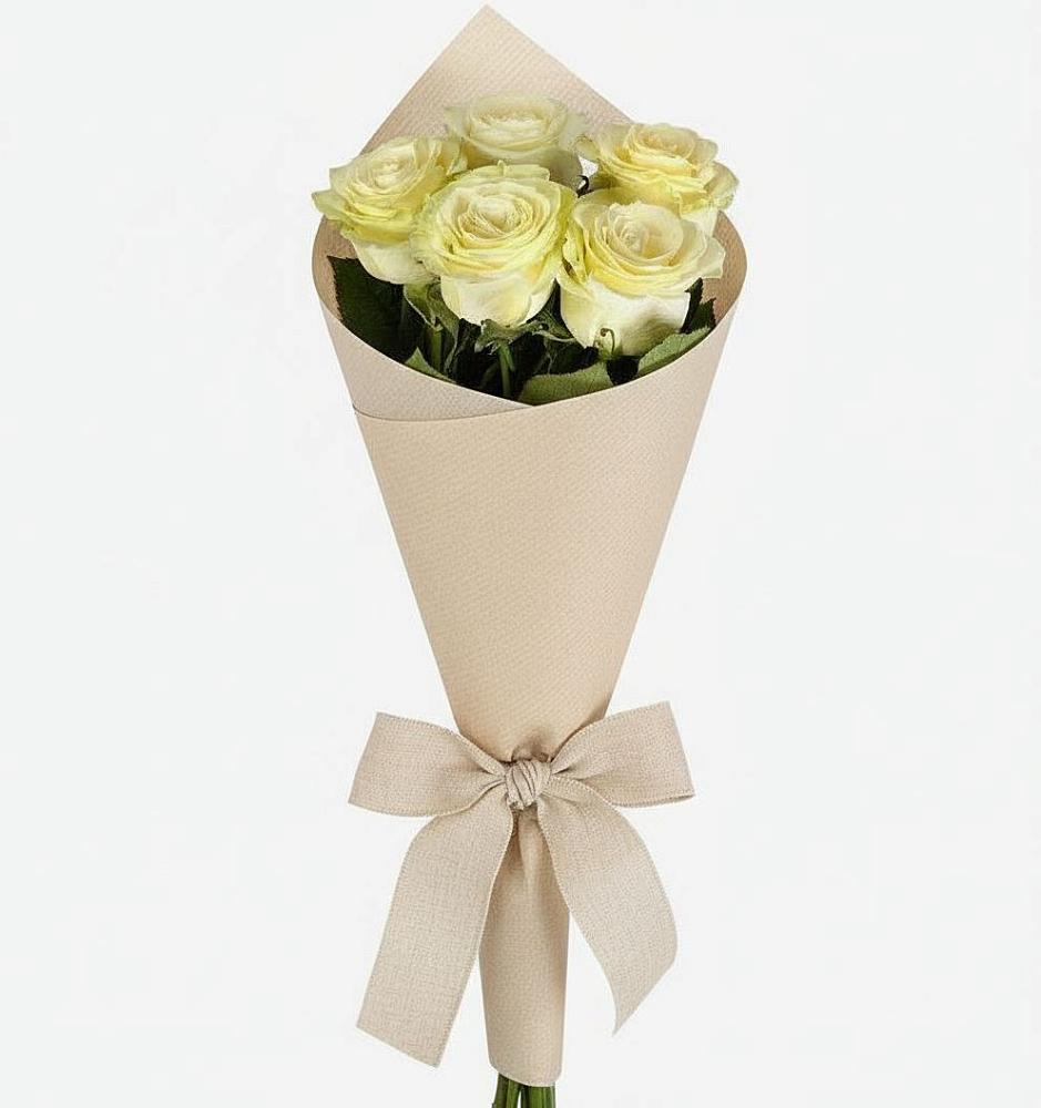 Букет белые крылья в Кромы Букет цветов из: Розы в Кромы