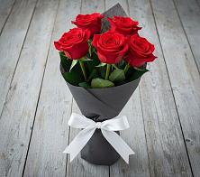 Букет 5 Красных роз Эдлесс Лав #REPLACE_PRED# Кромы