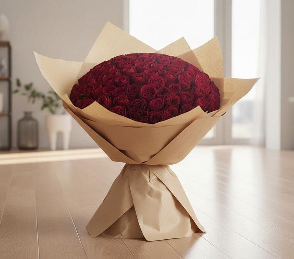 101 Красная роза в Кромы Букет 101 Красная роза в Кромы