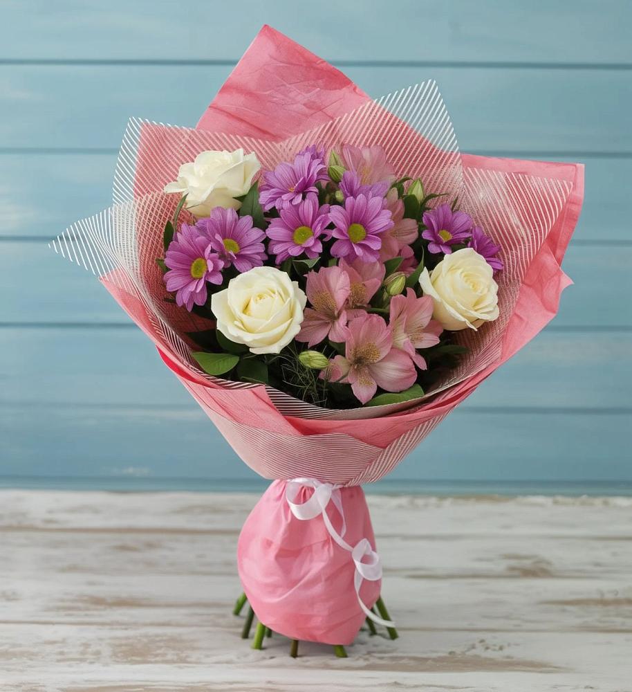 Букет цветов из: Герберы в Кромы