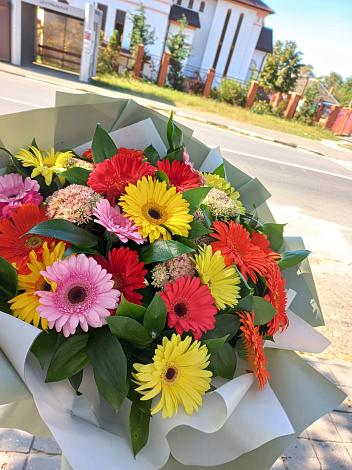 Букет цветов из: Герберы в Кромы