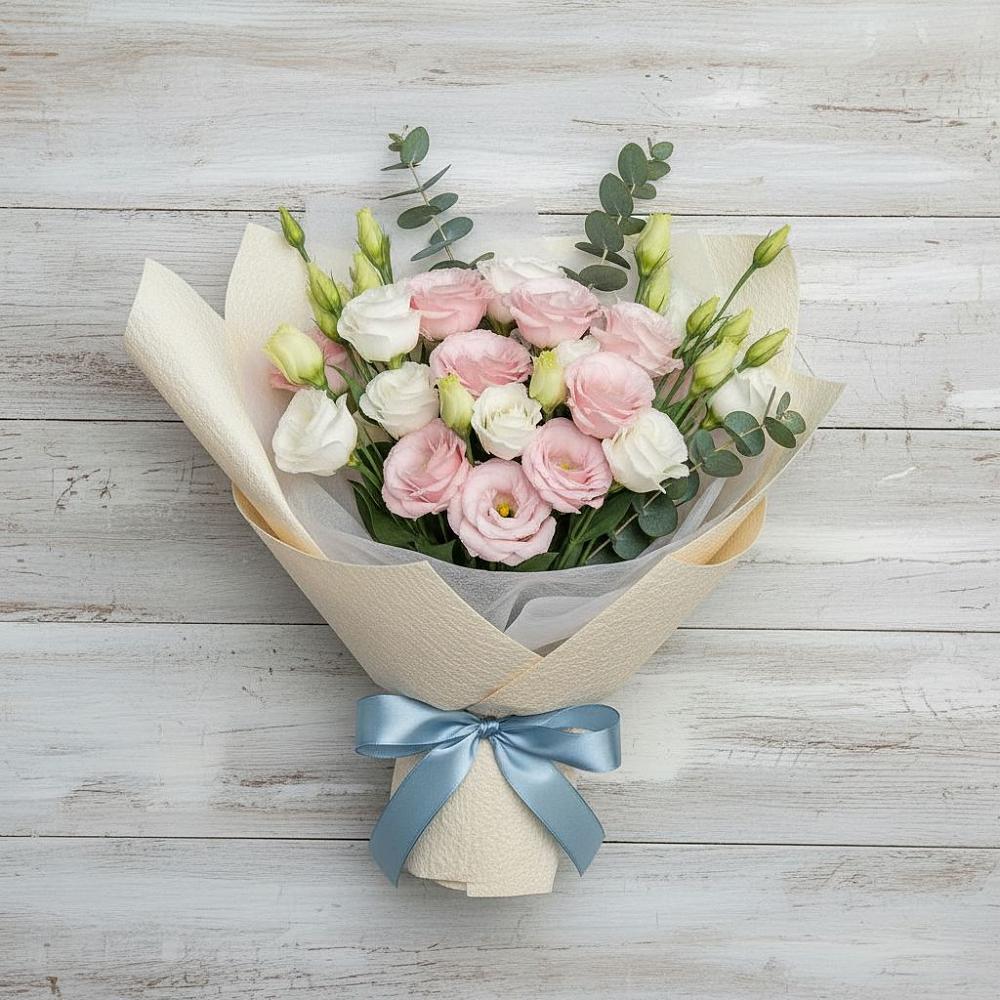 Букет цветов из: Лизиантусы в Кромы